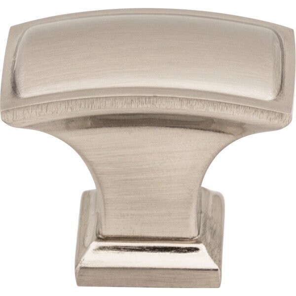 1-1/2 Overall Length Satin Nickel Rectangle Annadale Cabinet Knob